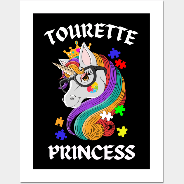 Tourette Princess Proud Wall Art by chiinta